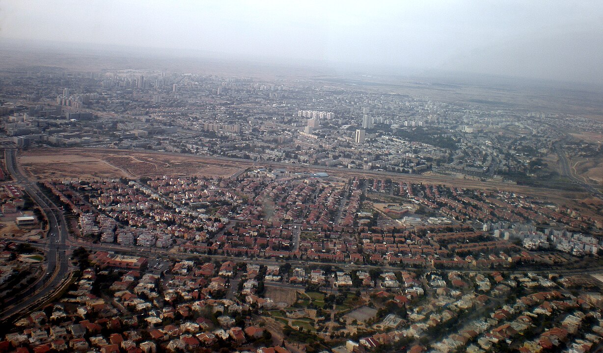Luftbild von Be’er Scheva © Chumchum14 Luftbild von Be’er Scheva