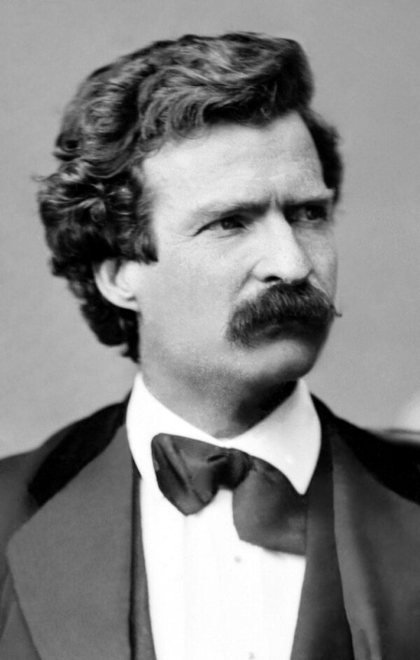 Mark Twain, 7. Februar 1871, Foto von Mathew Brady Mark Twain, 7. Februar 1871, Foto von Mathew Brady